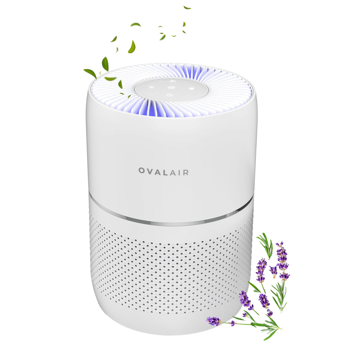 OVAL AIR 3-Stage H13 Smart True HEPA Desk Air Purifier