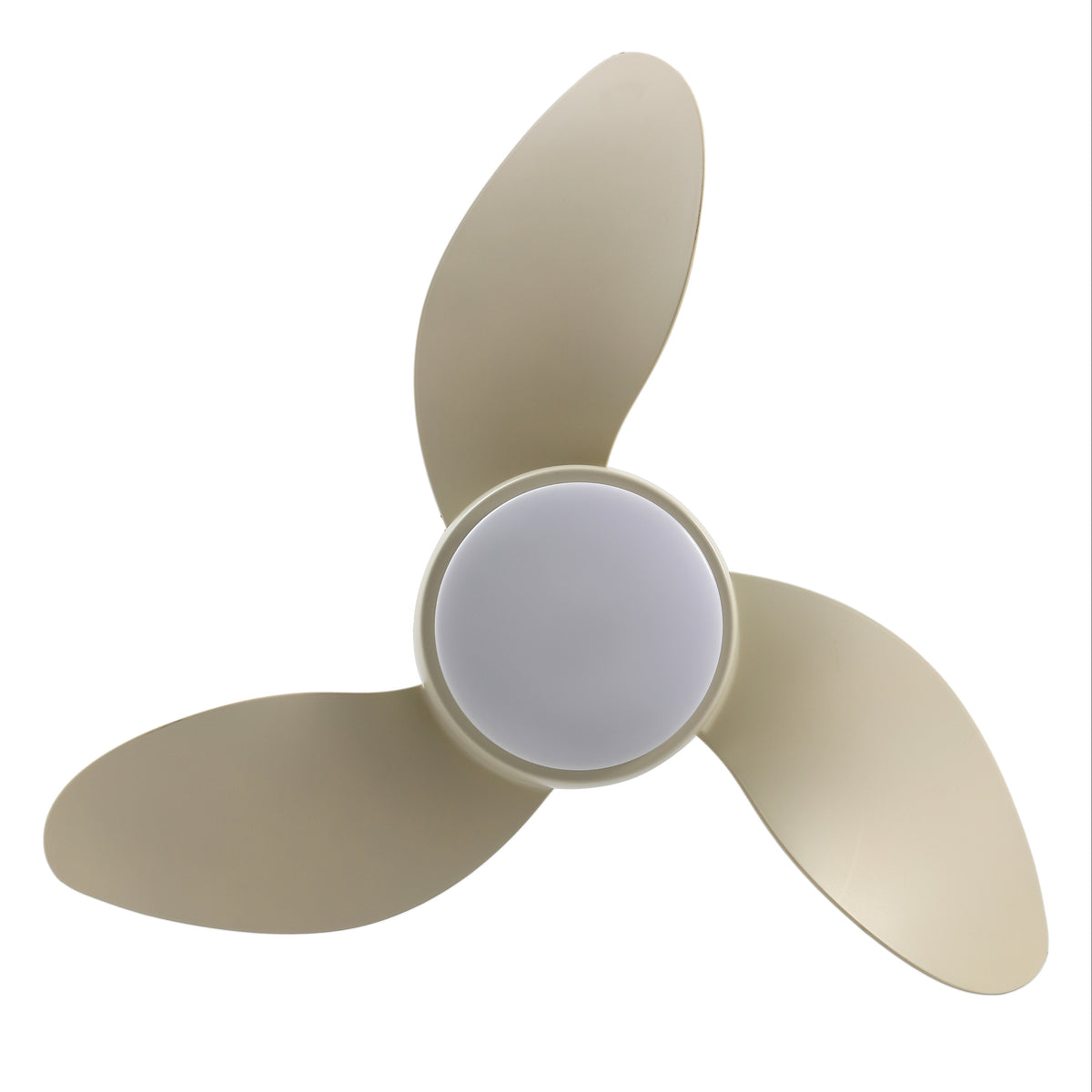 Albini 22" Contemporary Minimalist 6-Speed Metal Mobile-App/Remote-Controlled Dimmable Smart Integrated LED Ceiling Fan