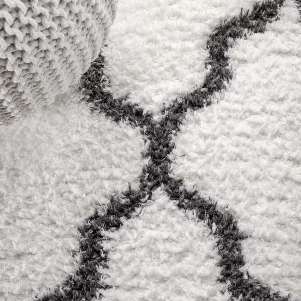 Barrow Marrakesh Shag Trellis with Area Rug
