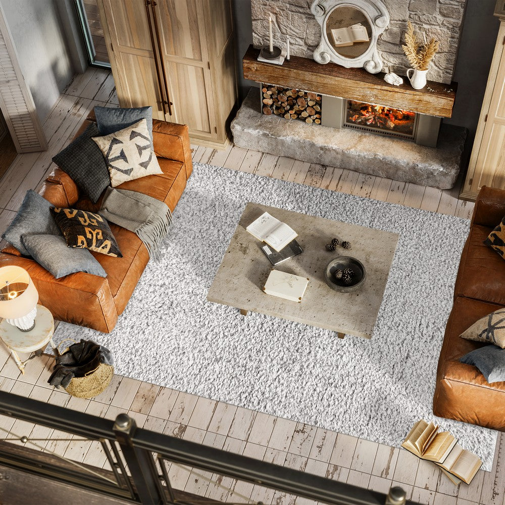 Ternate Aydin Solid Plush Shag Area Rug
