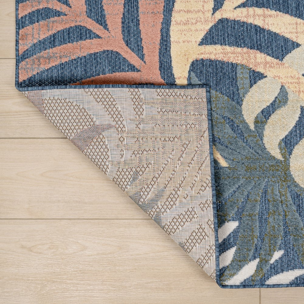 Lynx Tropics Palm Leaves Indoor/Outdoor Area Rug
