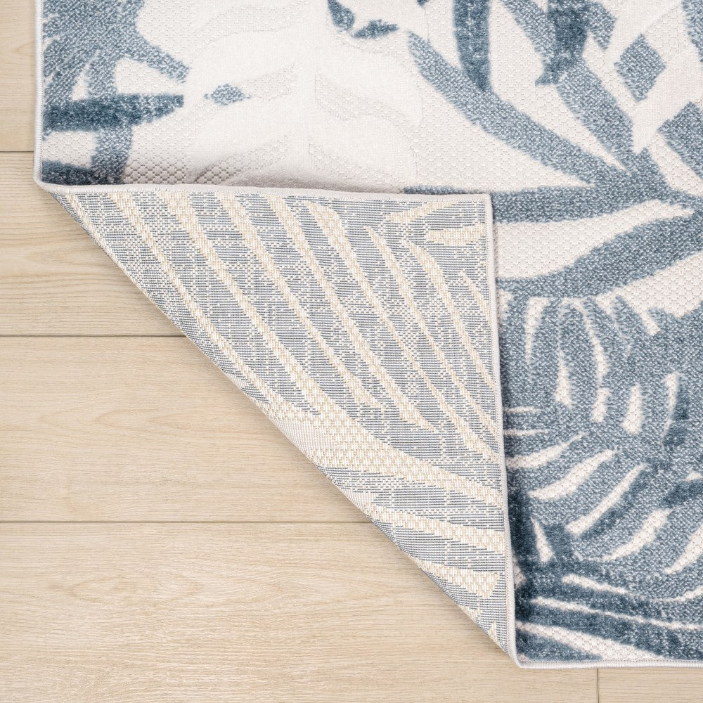 Lynx Tropics Palm Leaves Indoor/Outdoor Area Rug
