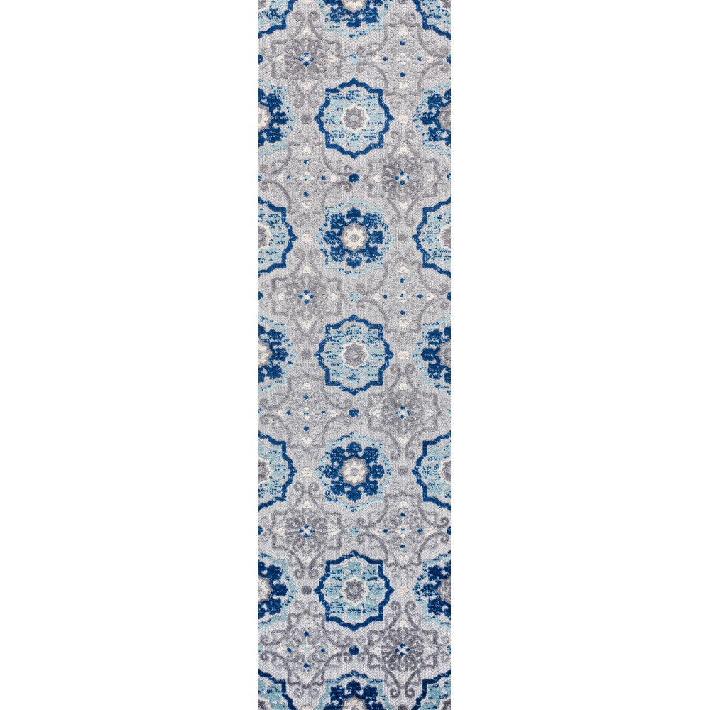 Eridanus Mediterranean Medallion Indoor/Outdoor Area Rug