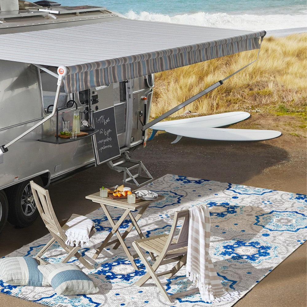 Eridanus Mediterranean Medallion Indoor/Outdoor Area Rug