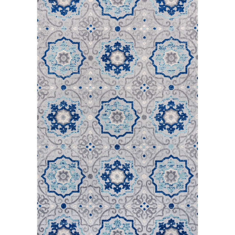 Eridanus Mediterranean Medallion Indoor/Outdoor Area Rug