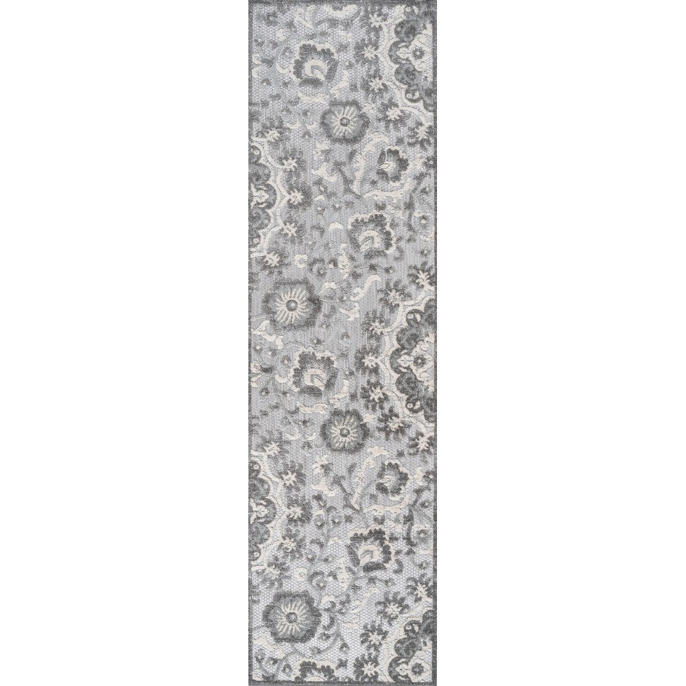 Wellington Lucena Modern Medallion High-Low Area Rug