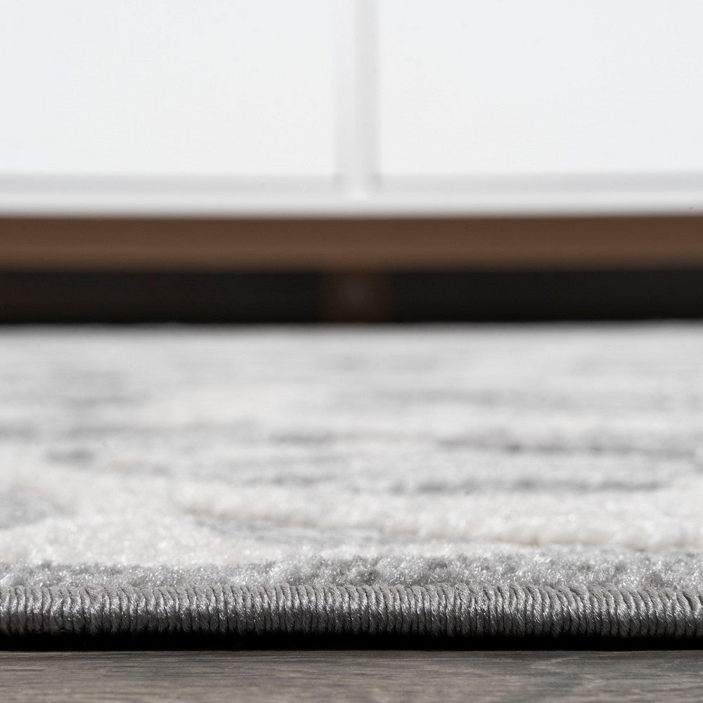 Wellington Lucena Modern Medallion High-Low Area Rug