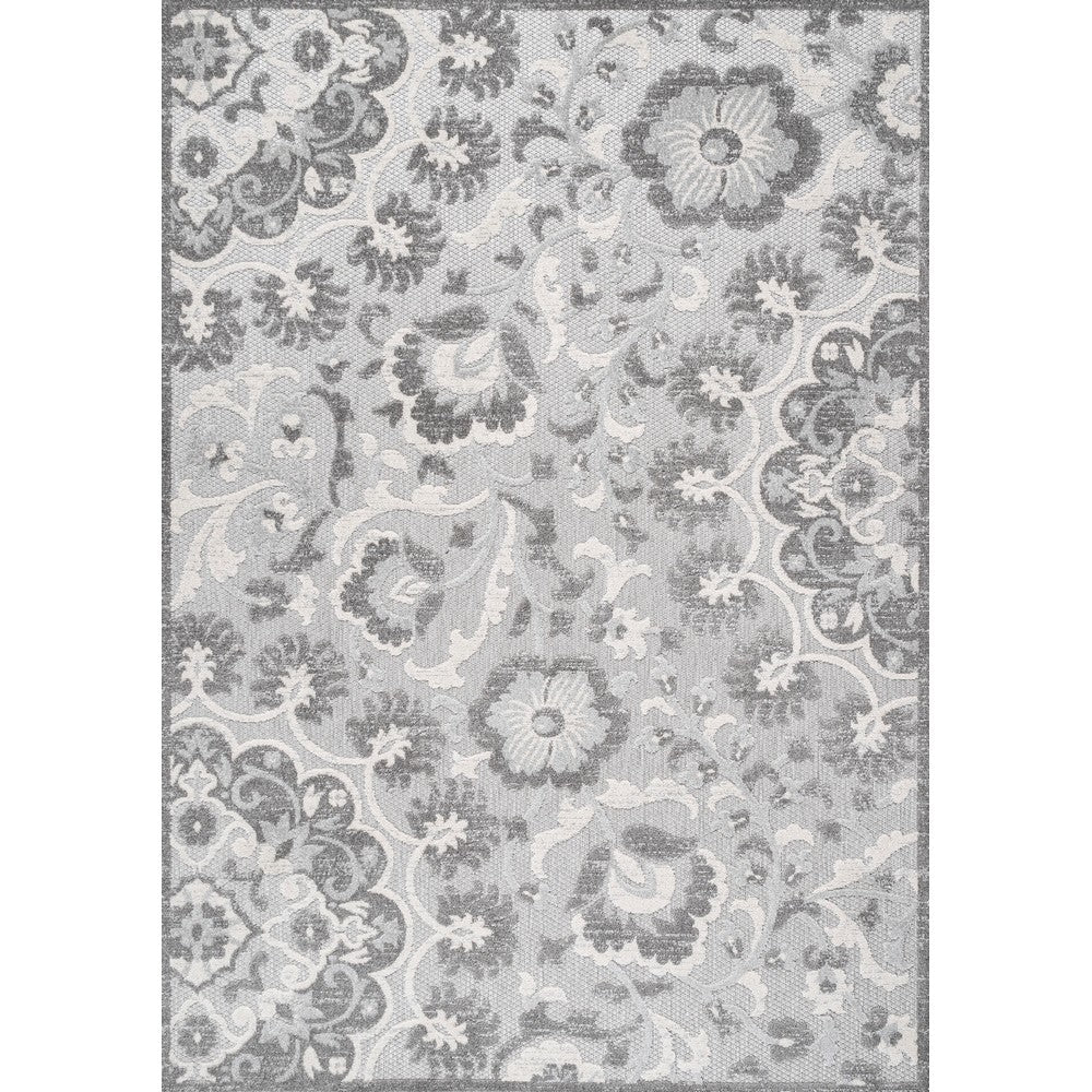 Wellington Lucena Modern Medallion High-Low Area Rug