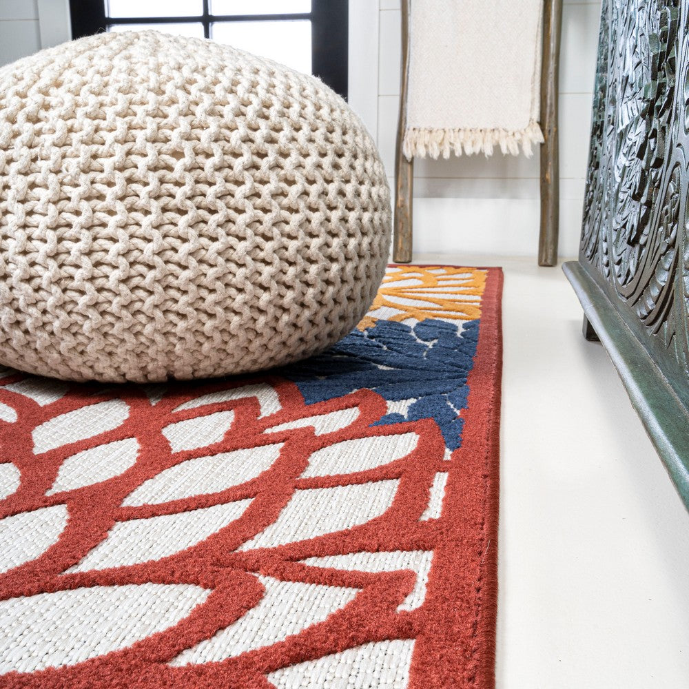 Rako Floral High-low Area Rug