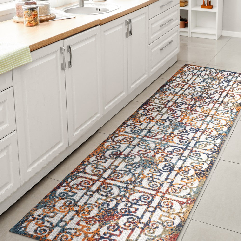 Detaraya Ornate Trellis Indoor/outdoor Area Rug