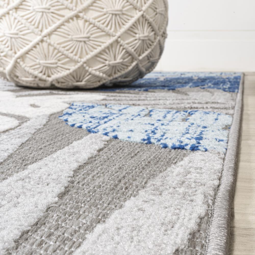 Monstera tropical Leaf High-low Indoor/outdoor Area Rug
