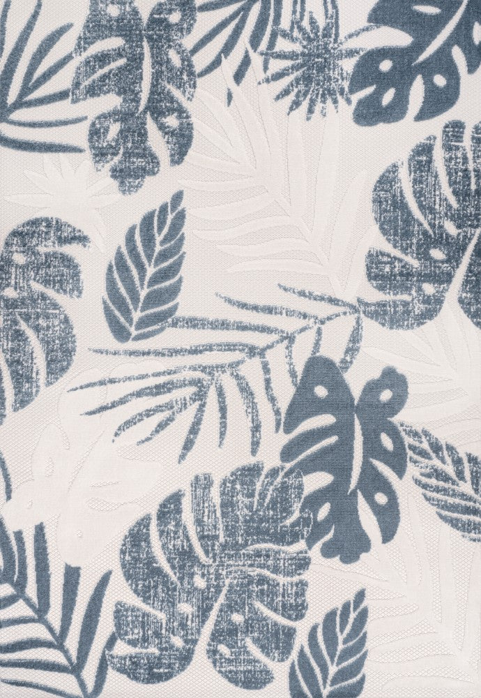 Monstera tropical Leaf High-low Indoor/outdoor Area Rug