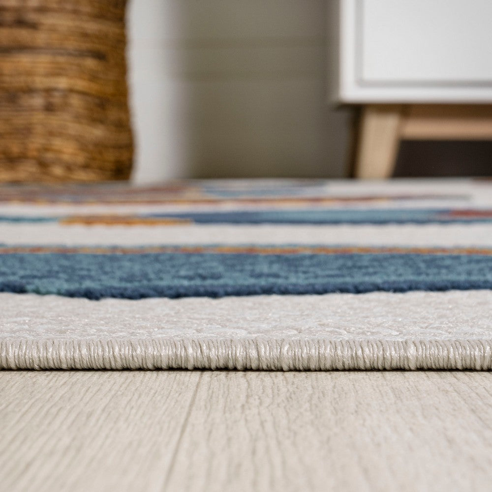 Mann modern Fish High-low Indoor/outdoor Area Rug