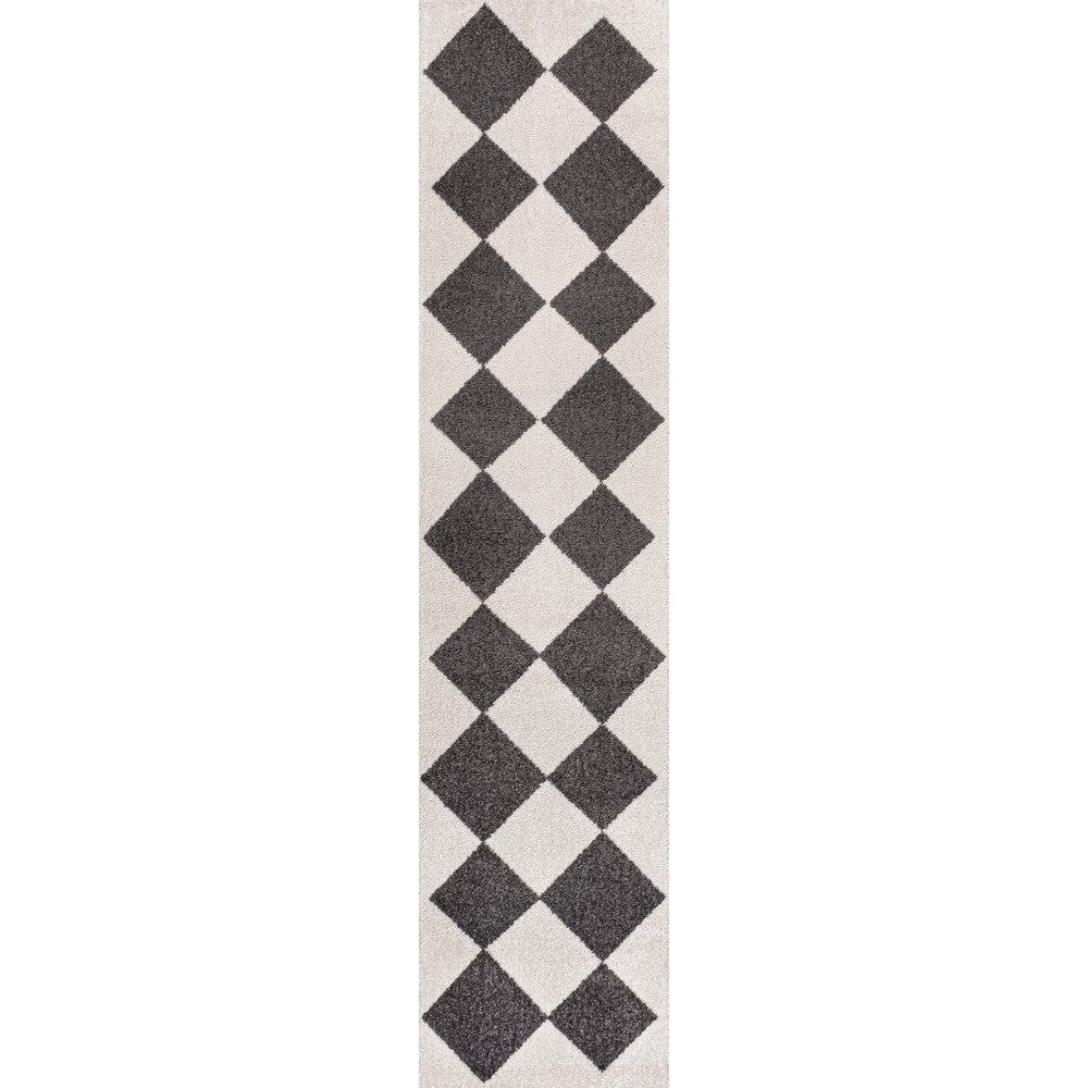 Daxaa Classic Geometric Diamond Pattern Area Rug