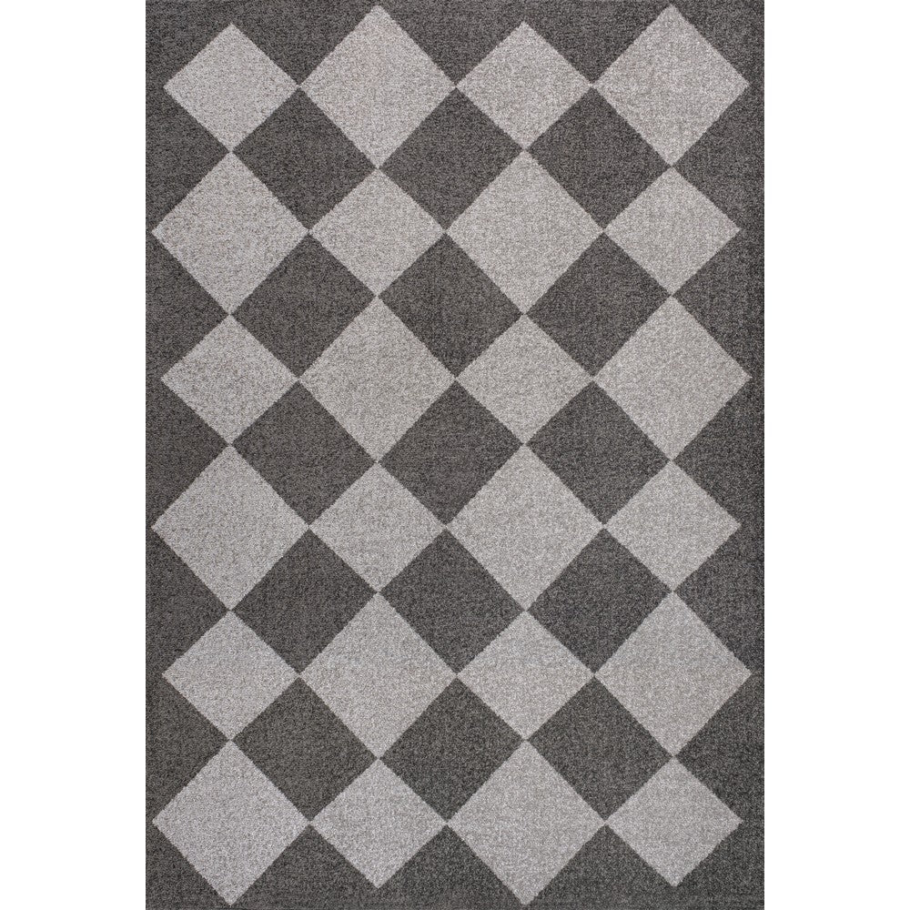 Daxaa Classic Geometric Diamond Pattern Area Rug