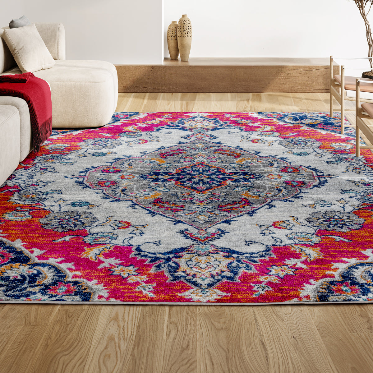 Savannah Bohemian FLAIR Boho Vintage Area Rug