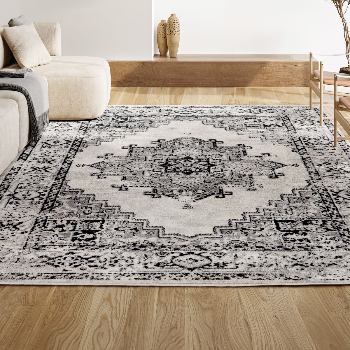 Cassiopeia Inigo Cottage Medallion Area Rug