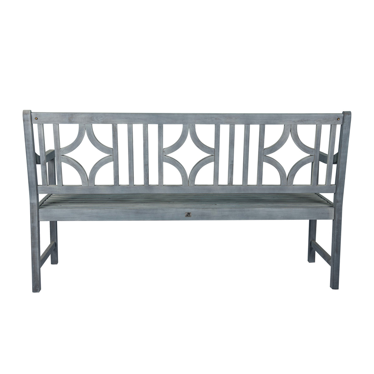 Teak Ogee Diamond-Back 600-Lbs Support Acacia Wood Outdoor Garden Patio Bench