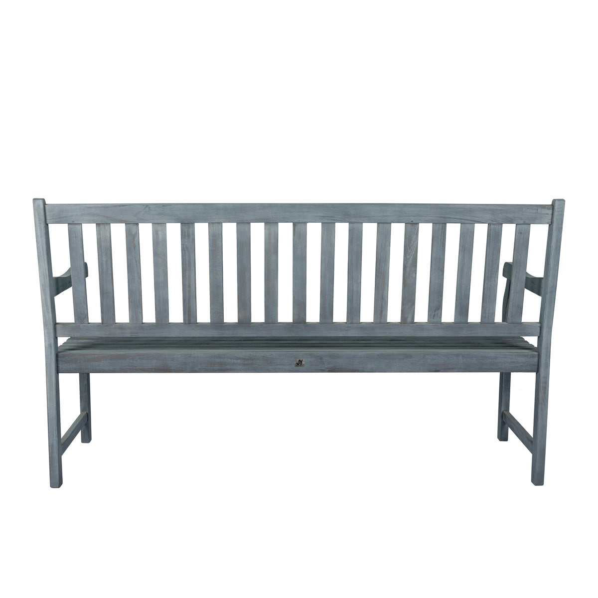 Mischa Slat-Back 600-Lbs Support Acacia Wood Outdoor Garden Patio Bench