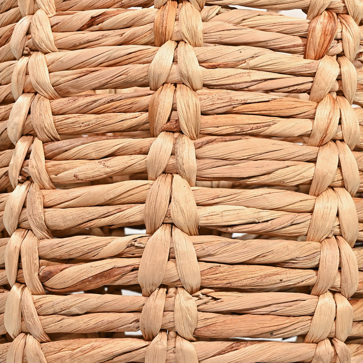 Laurel Bohemian Handwoven Abaca Hamper Basket with Handles