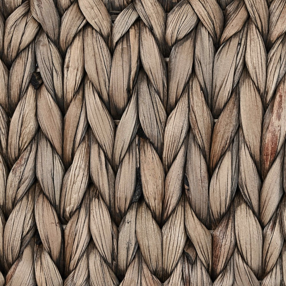 Havanah Southwestern Hand-Woven Hyacinth Slanted Nesting Baskets with Handles