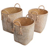 Natural/White (Set of 3)