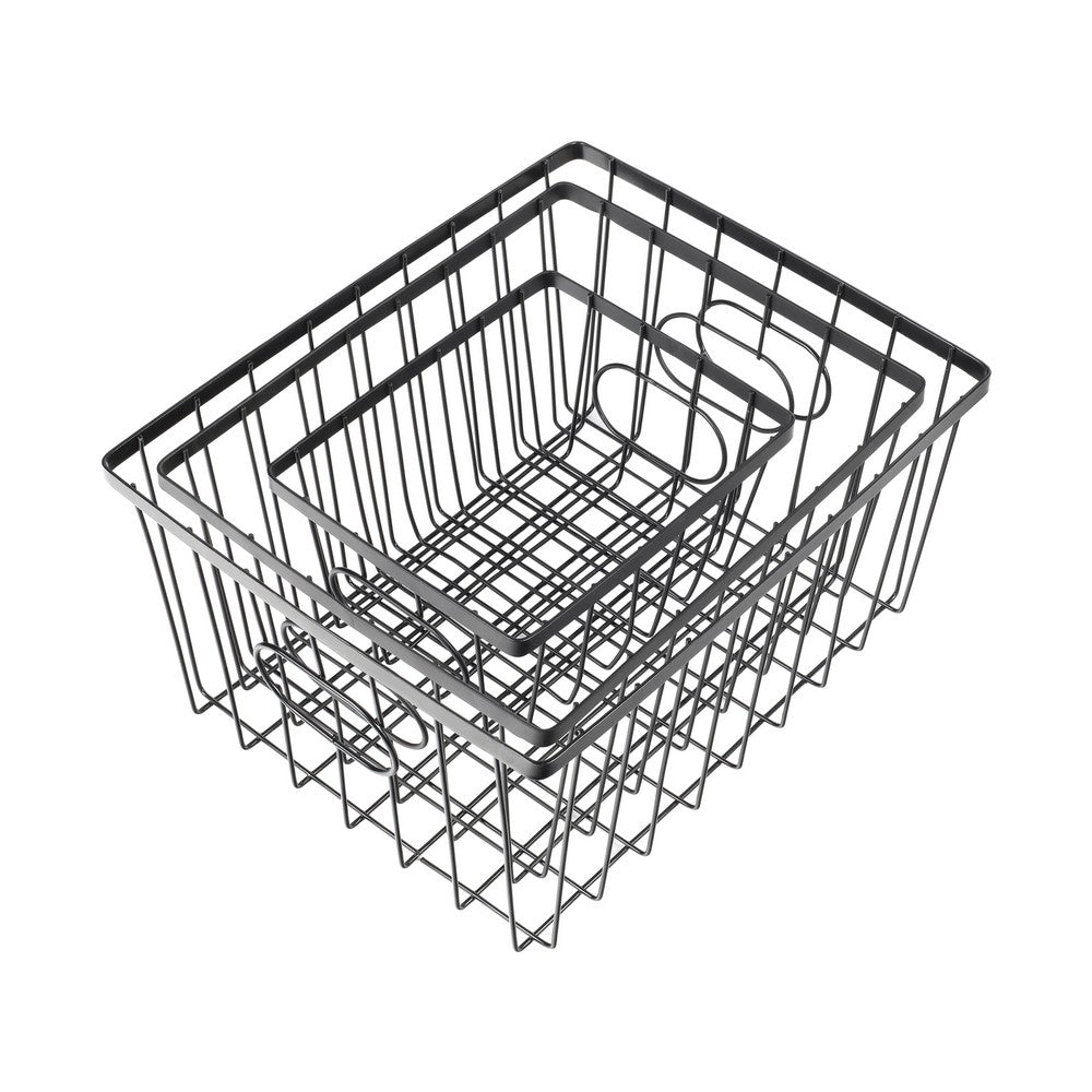 Camden Vintage Industrial Handmade Wire Metal Nesting Storage Baskets
