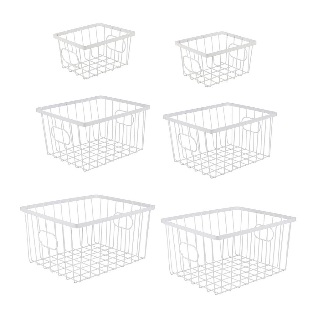 Camden Vintage Industrial Handmade Wire Metal Nesting Storage Baskets