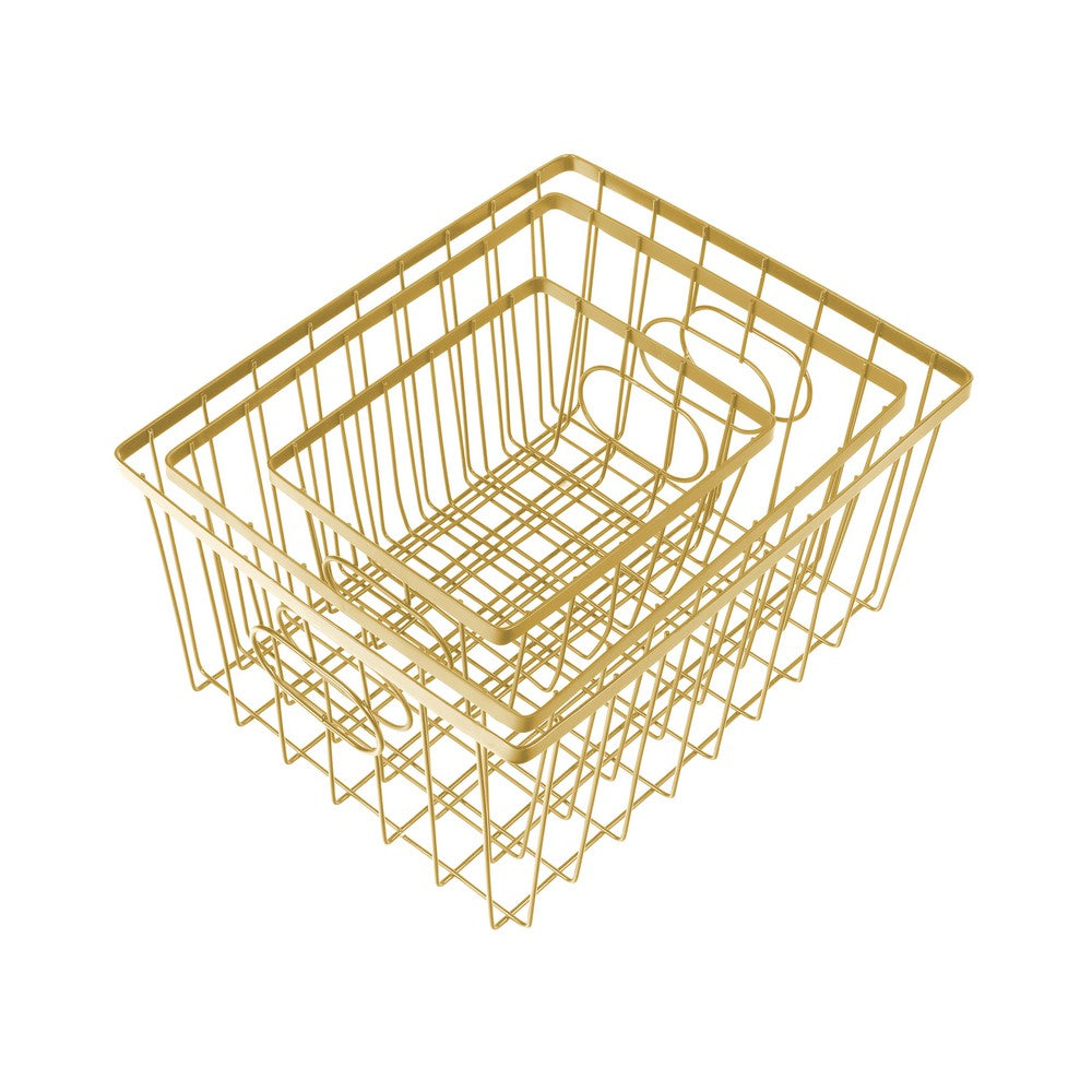 Camden Vintage Industrial Handmade Wire Metal Nesting Storage Baskets