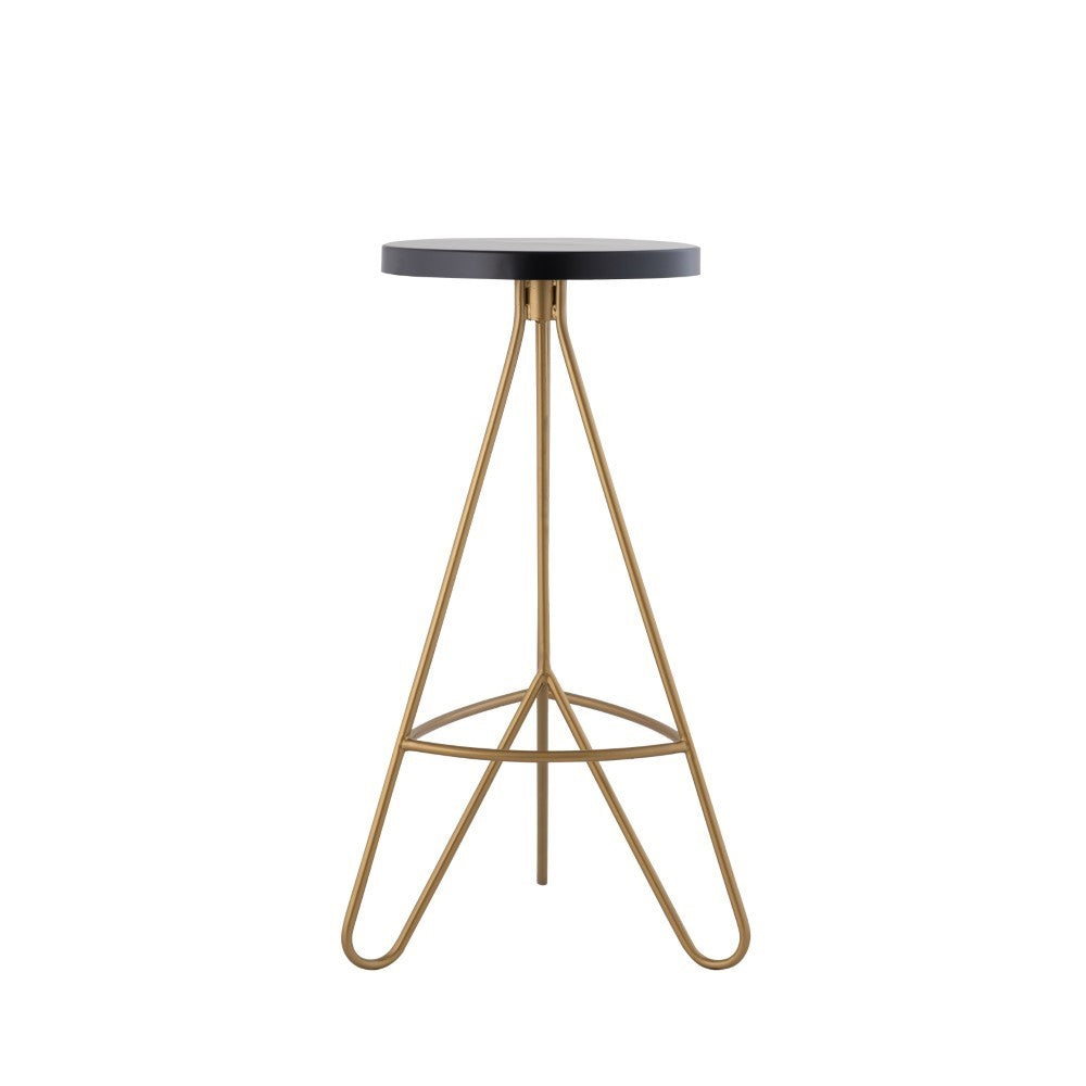 Chantel 30" Modern Industiral Iron Tripod Backless Bar Stool