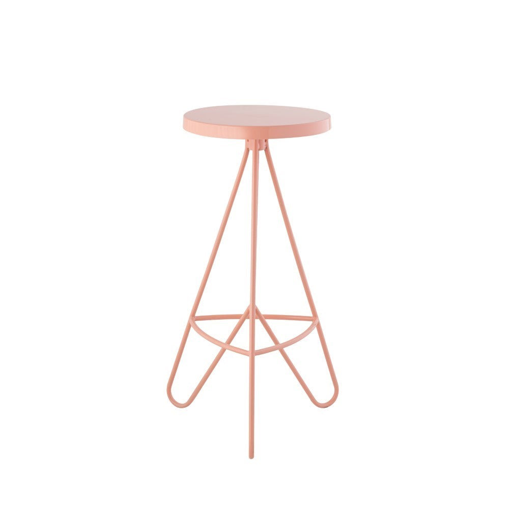 Chantel 30" Modern Industiral Iron Tripod Backless Bar Stool