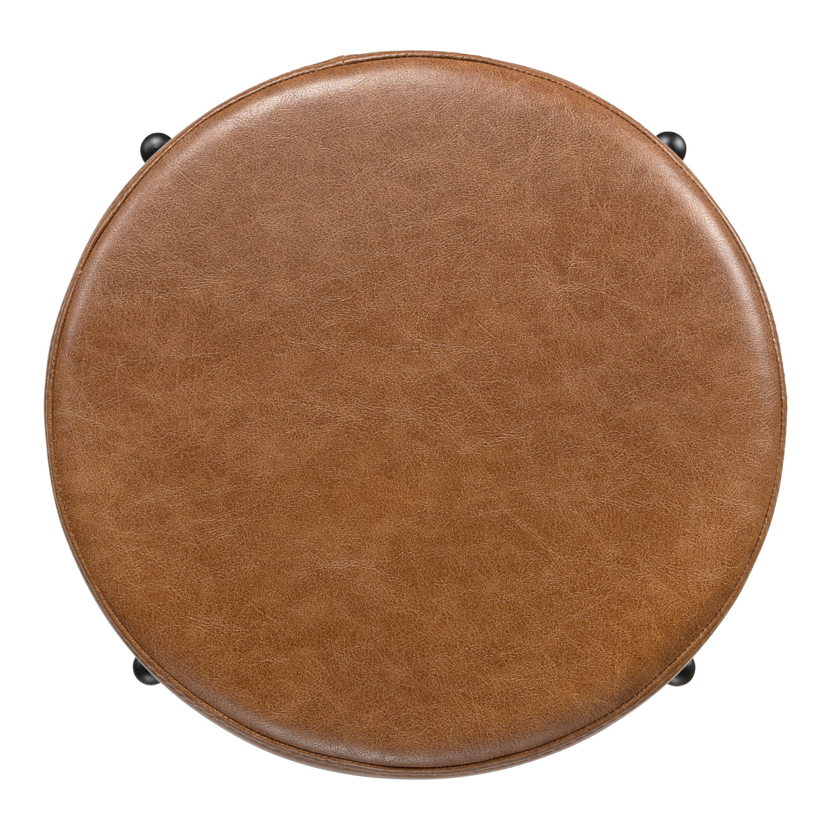 Carrie Modern Round Backless Cushioned Bar/Counter Stool