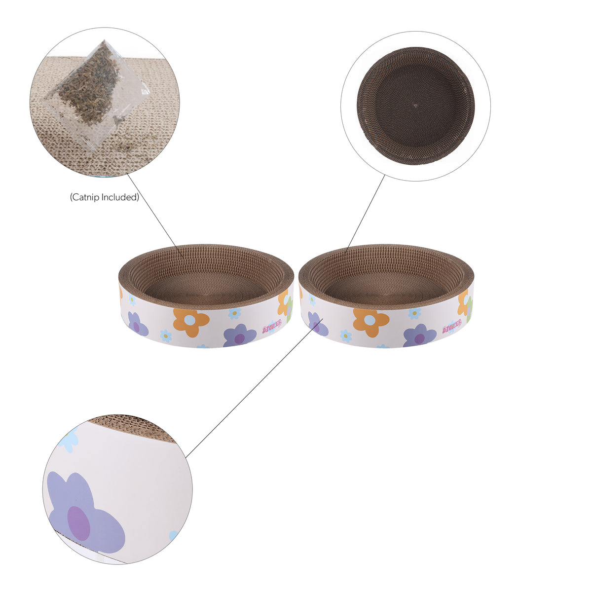 Daisy Cat Scratcher Set 2