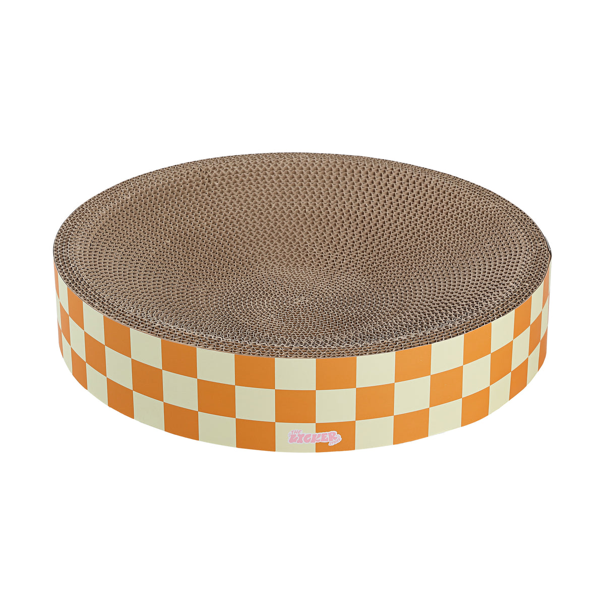 Santu 20.13" Modern Cardboard Round Bowl Cat Scratcher with Catnip