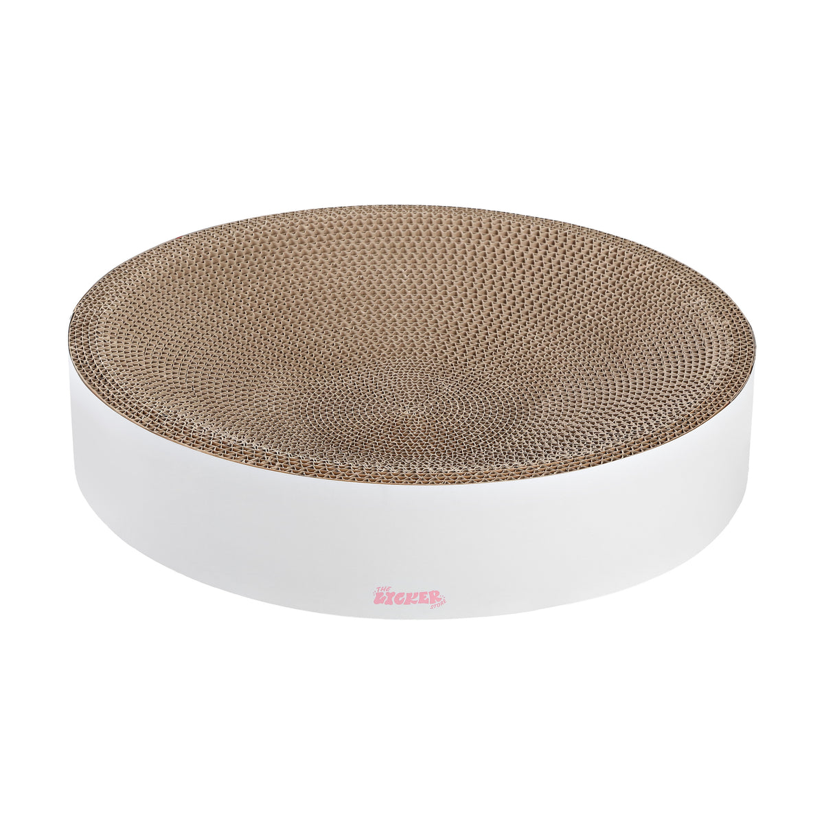 Santu 20.13" Modern Cardboard Round Bowl Cat Scratcher with Catnip