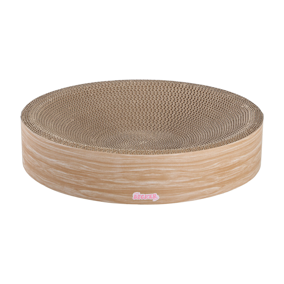 Santu 20.13" Modern Cardboard Round Bowl Cat Scratcher with Catnip