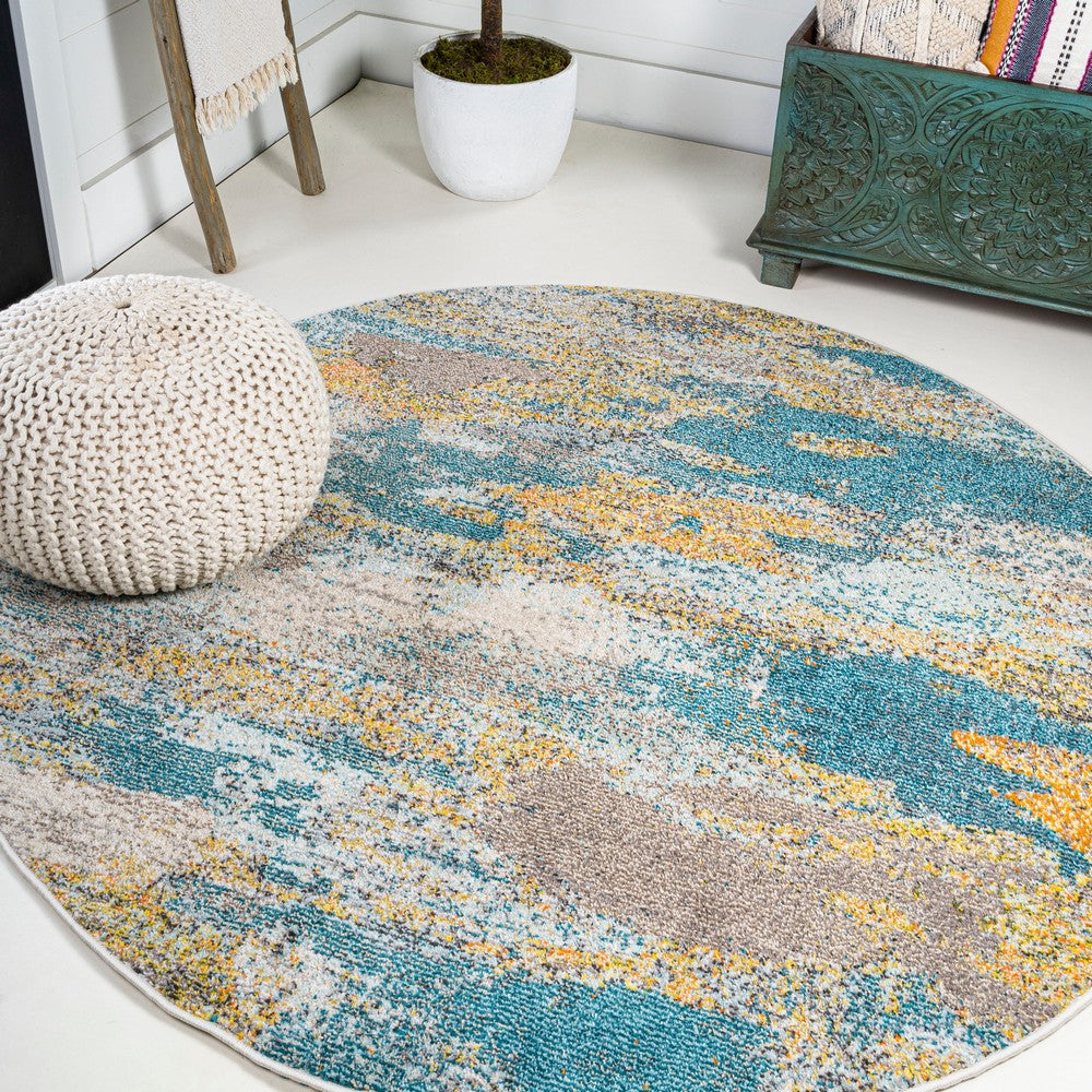 Wyatt Contemporary POP Modern Abstract Area Rug