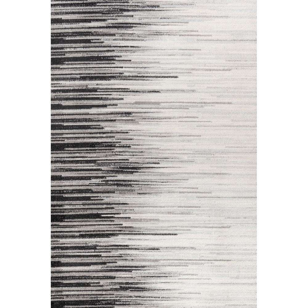 Serpens Linear Modern Half-Stripe Area Rug
