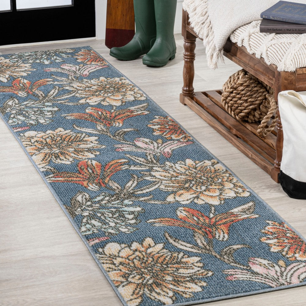 Ramiro modern Botanical Flower Area Rug