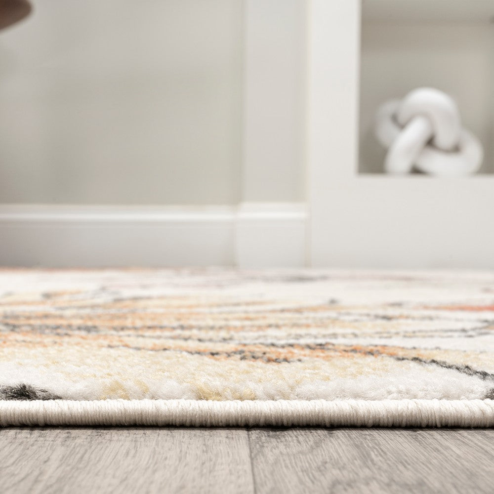 Ramiro modern Botanical Flower Area Rug
