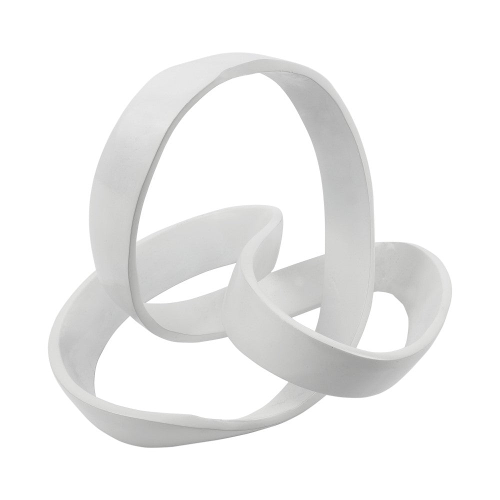 Selen 7" Aluminum Abstract Knot Decorative Sculpture