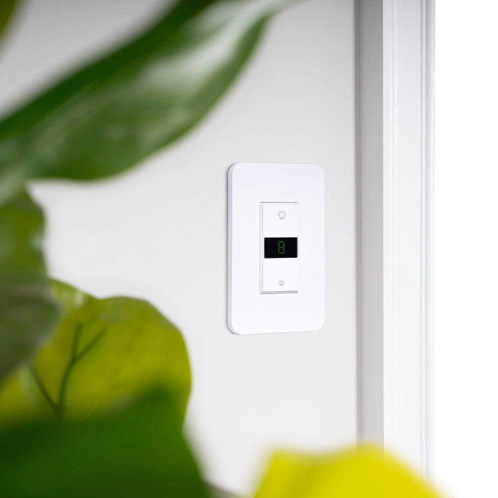 Sliwa Smart WiFi Smart Ligting LED Display Dimmer Switch - WiFi Remote App Control; Compatible with Alexa and Google Home Assistant