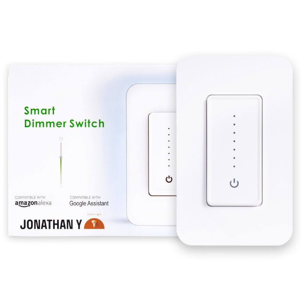 Sanni Smart Dimmer Smart Ligting Touch/Slide Dimmer Switch - WiFi Remote App Control; Compatible with Alexa and Google Home Assistant