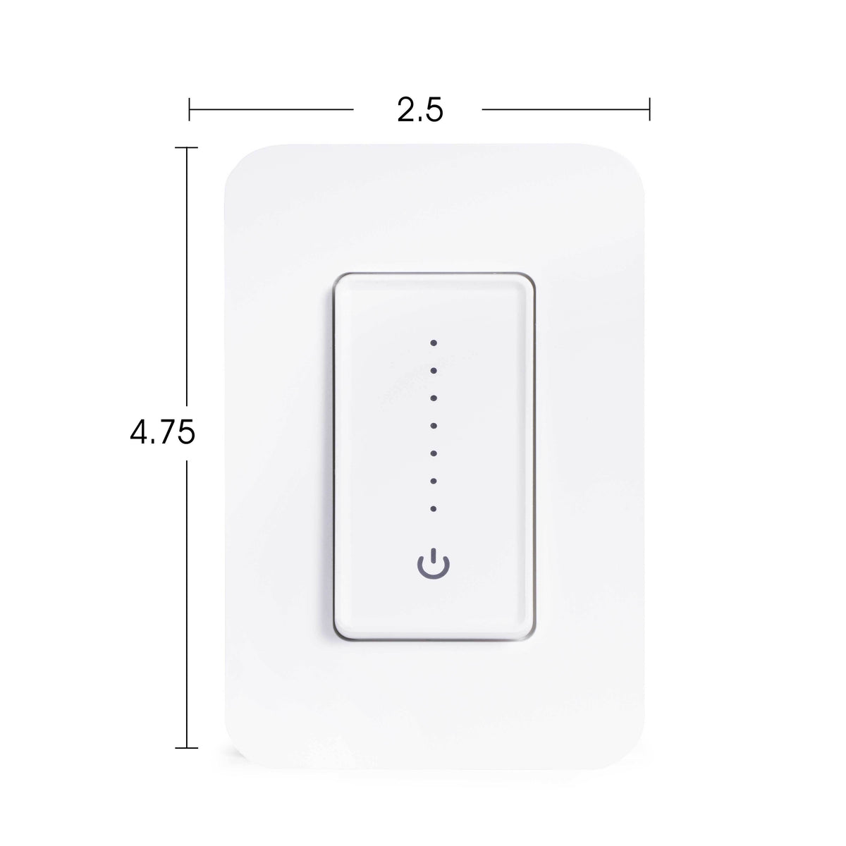 Sanni Smart Dimmer Smart Ligting Touch/Slide Dimmer Switch - WiFi Remote App Control; Compatible with Alexa and Google Home Assistant