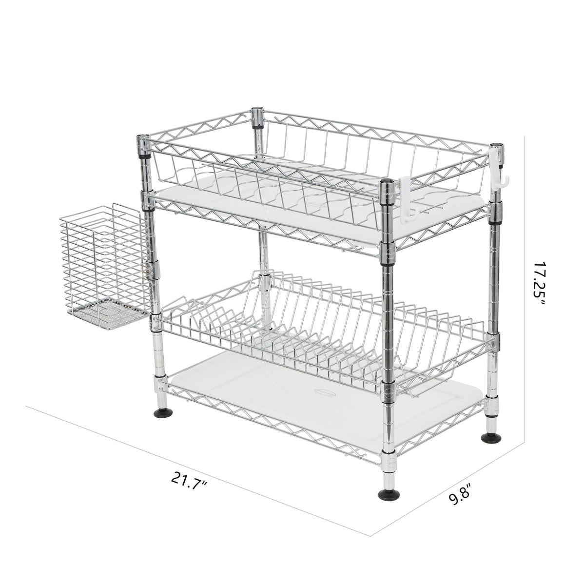 Coral 21.7" Adjustable Dish Rack