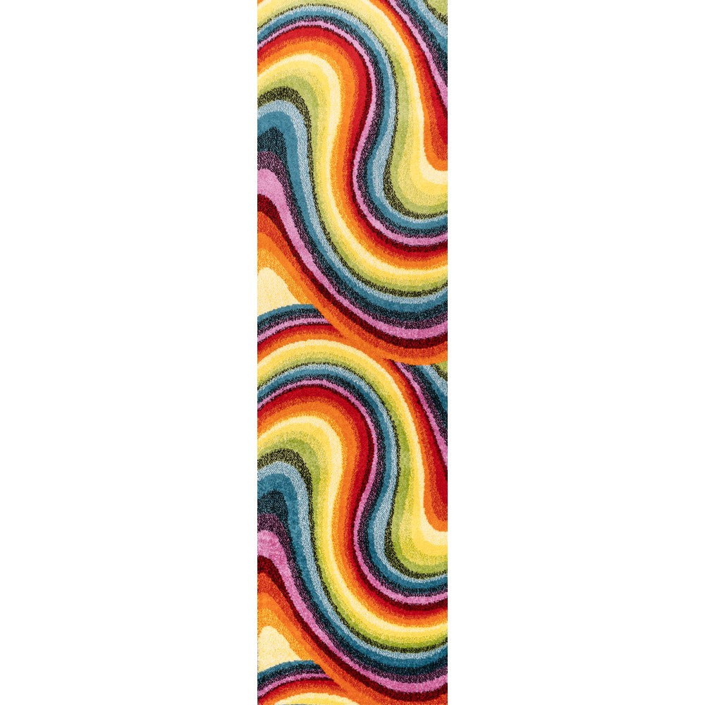 Orren Abstract Swirl Area Rug
