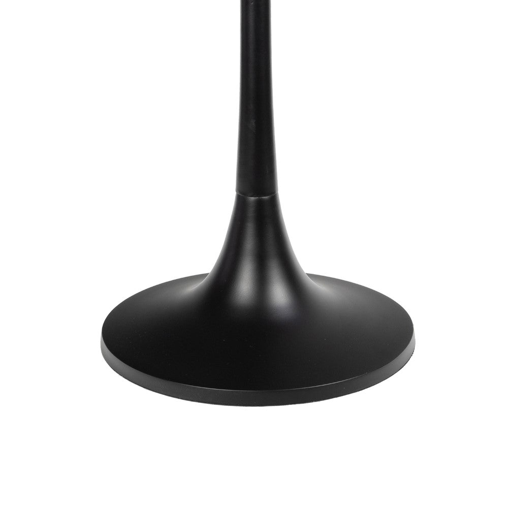 Brook 25" Modern Bohemian Metal/Resin Inlay Top End Table