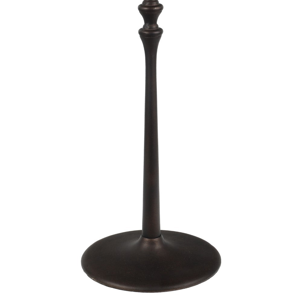 Orva 19.5" Art Deco Classic Pedestal Round Metal Drink Table and Decorative End Table