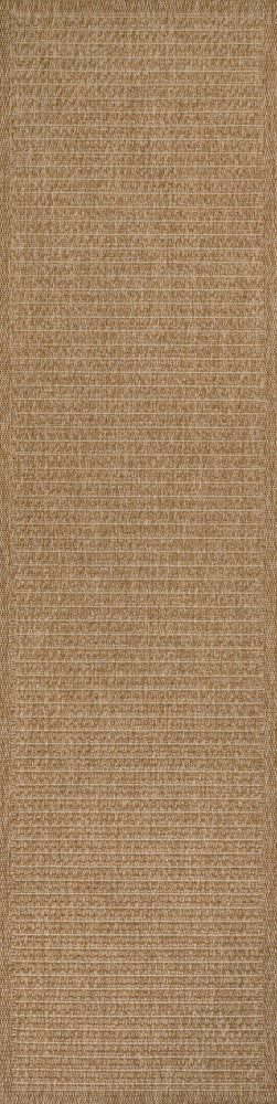 Solvyn Easy Jute Contemporary Border Boho Fine Rib Weave Area Rug