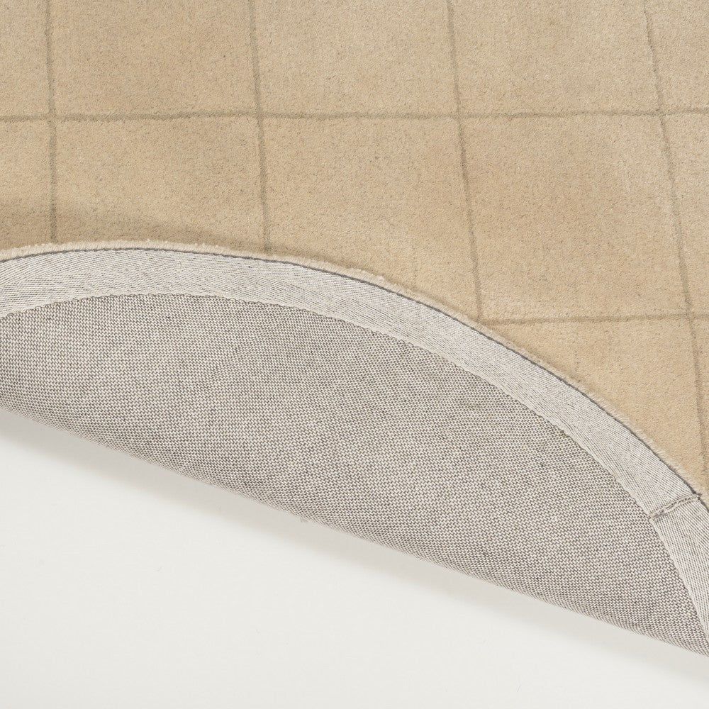 Georgia Modern Plaid Grid Handwoven Wool Area Rug
